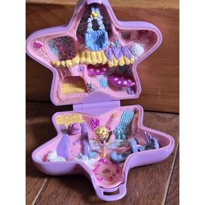 VTG Polly Pocket Fairy Fantasy Set 100% Complete Bluebird 1992 Pink Otter